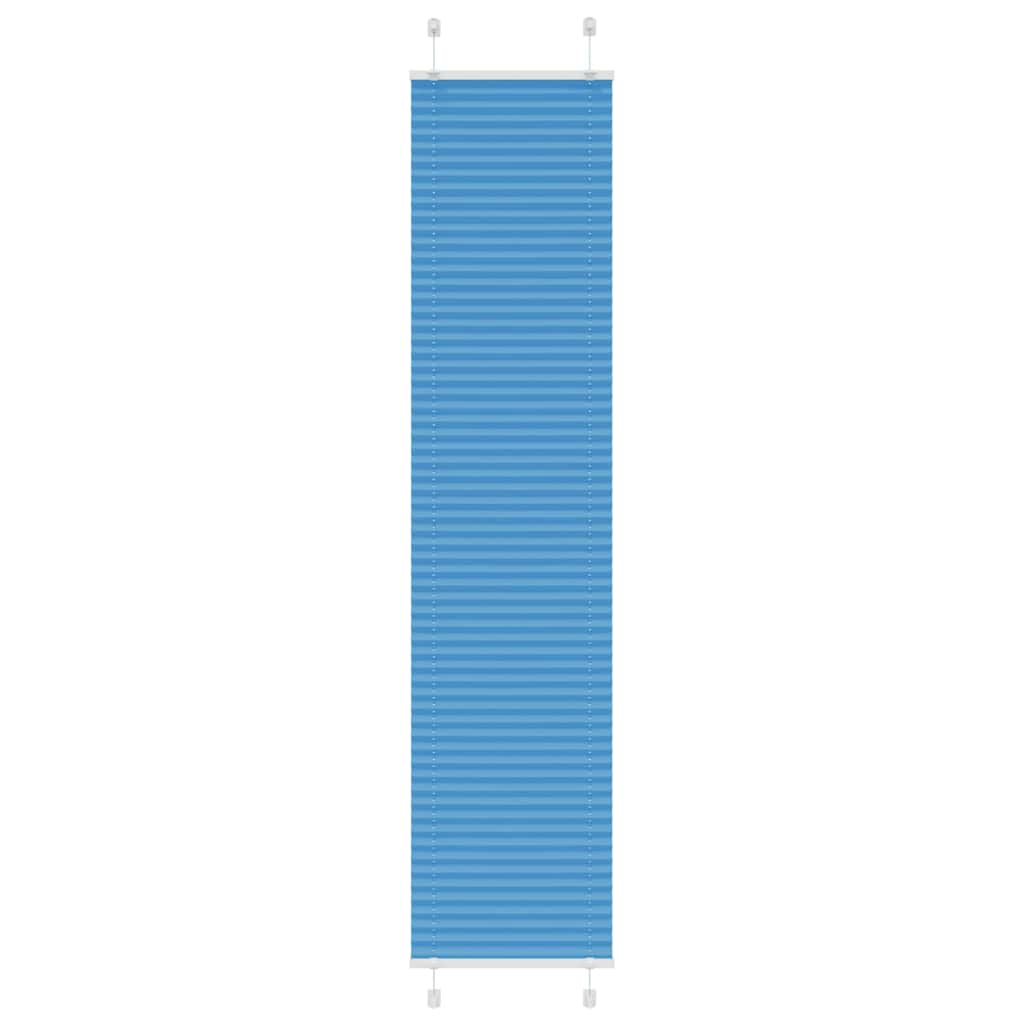 Plisirana zavjesa Plava 45x200 cm Širina tkanine 44,4 cm Poliester