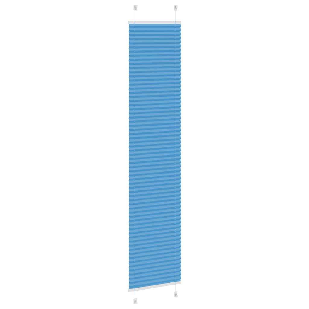 Plisirana zavjesa Plava 50x200 cm Širina tkanine 49,4 cm Poliester