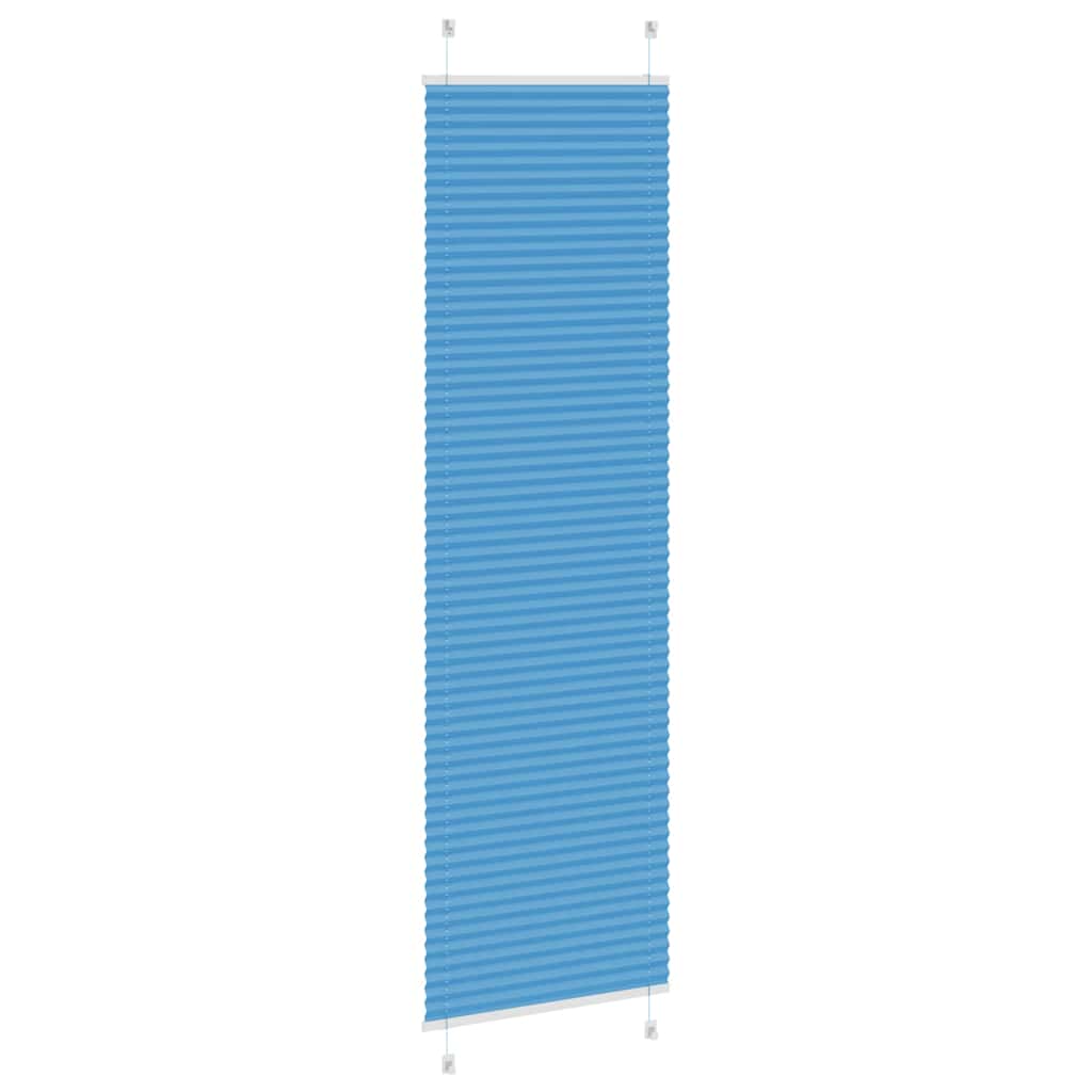 Plisirana zavjesa Plava 60x200 cm Širina tkanine 59,4 cm Poliester