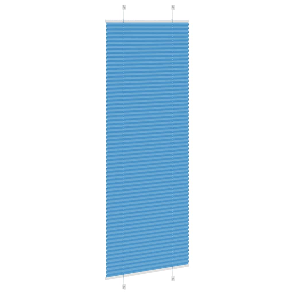 Plisirana zavjesa Plava 80x200 cm Širina tkanine 79,4 cm Poliester