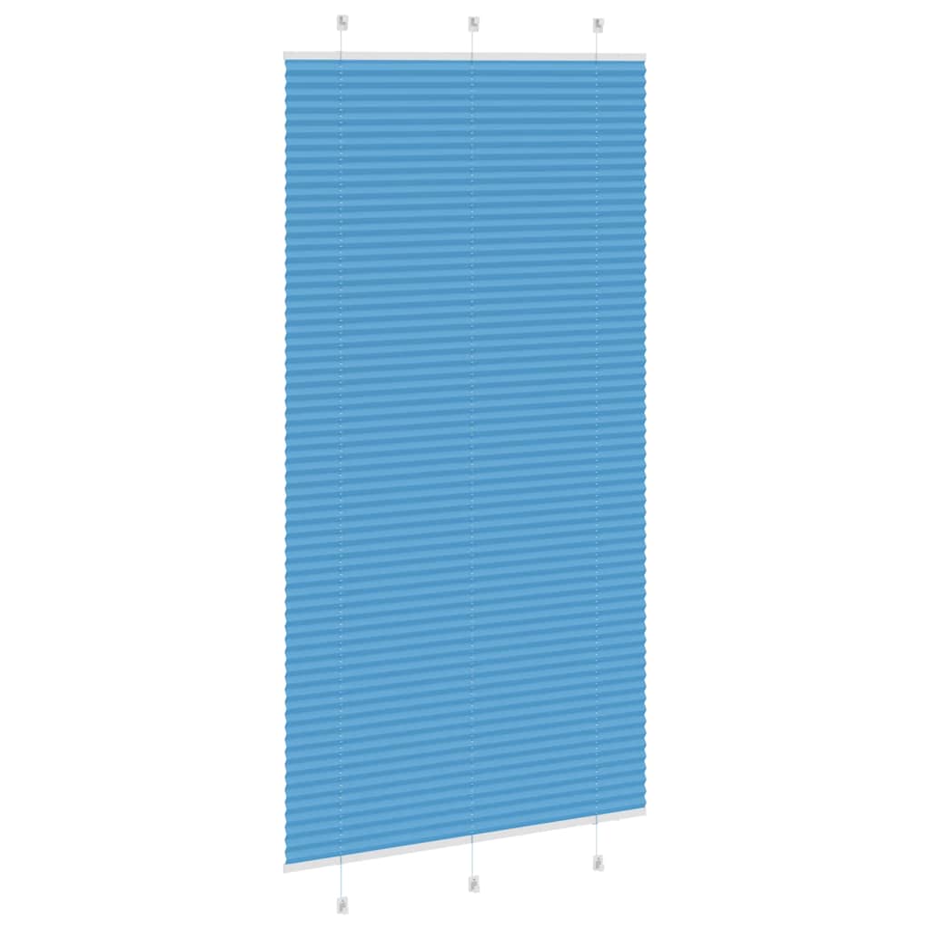 Plisirana zavjesa Plava 105x200 cm Širina tkanine 104,4 cm Poliester