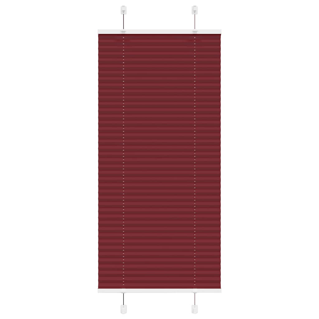 Plisirana roleta Bordeaux crvena 60x150 cm Širina tkanine