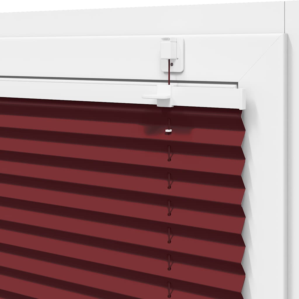 Plisirana roleta Bordeaux crvena 75x150 cm Širina tkanine