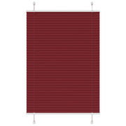 Plisirana roleta Bordeaux crvena 100x150 cm Širina tkanine