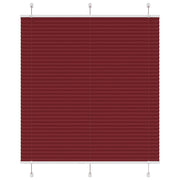Plisirana roleta Bordeaux crvena 115x150 cm Širina tkanine