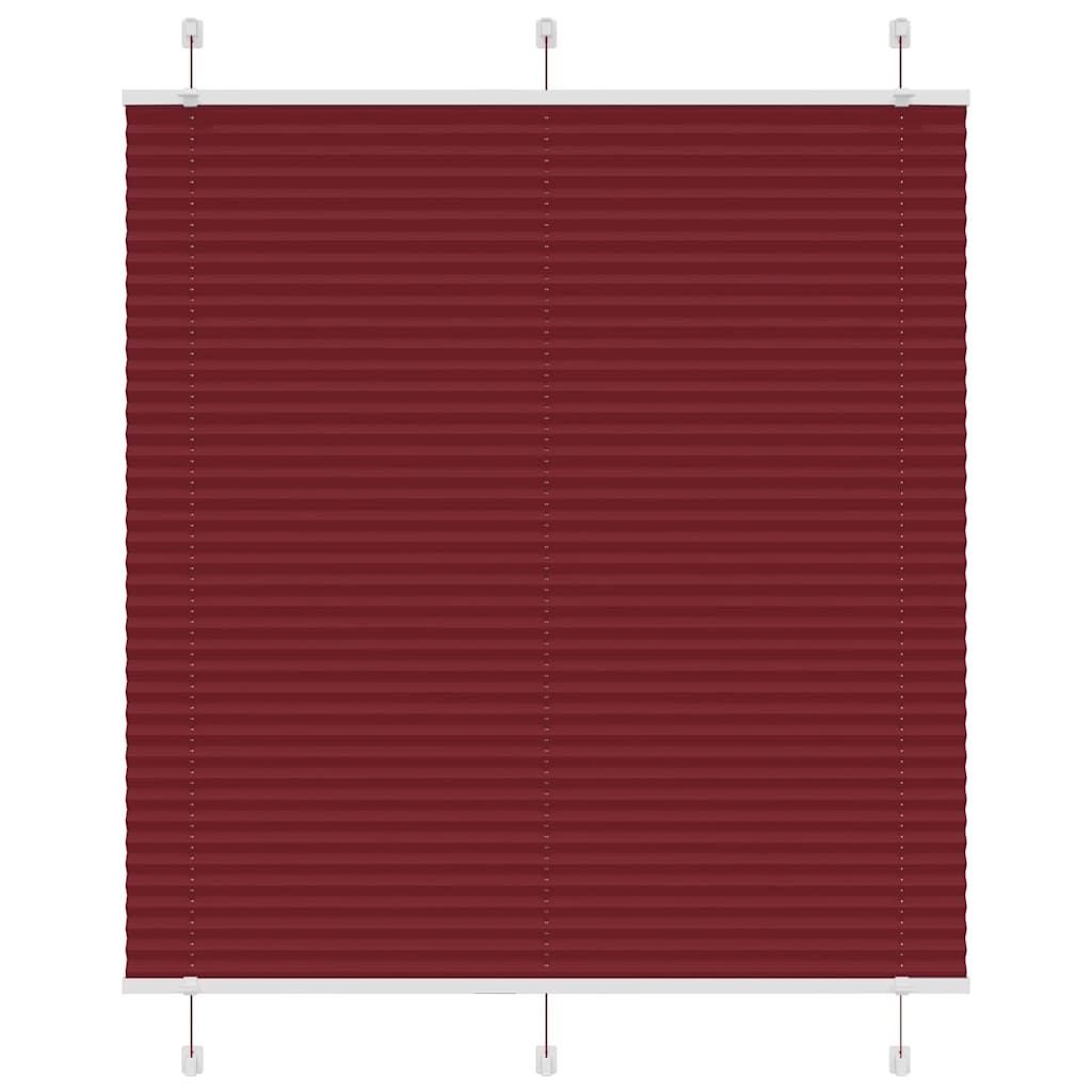 Plisirana roleta Bordeaux crvena 115x150 cm Širina tkanine