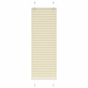 Plisirana roleta krem 40x100 cm širina tkanine 39,4 cm