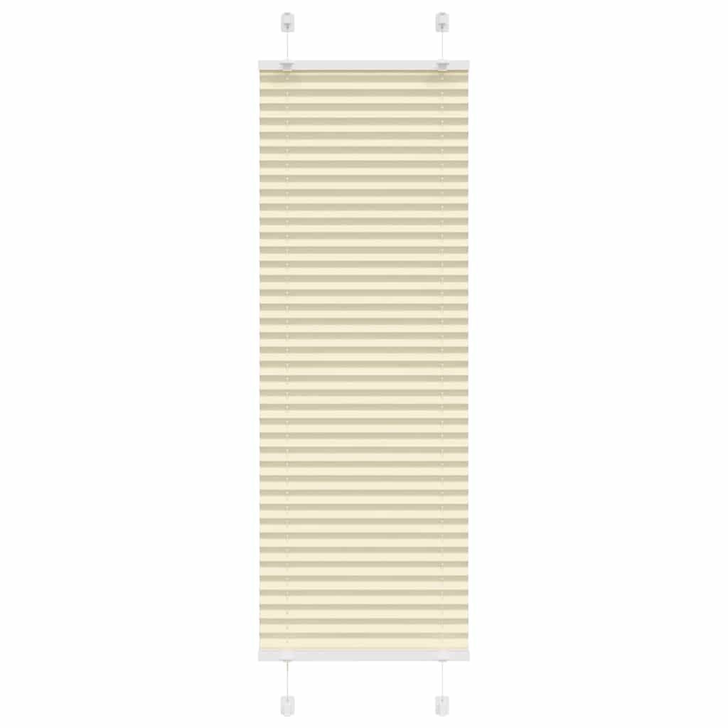 Plisirana roleta krem 40x100 cm širina tkanine 39,4 cm