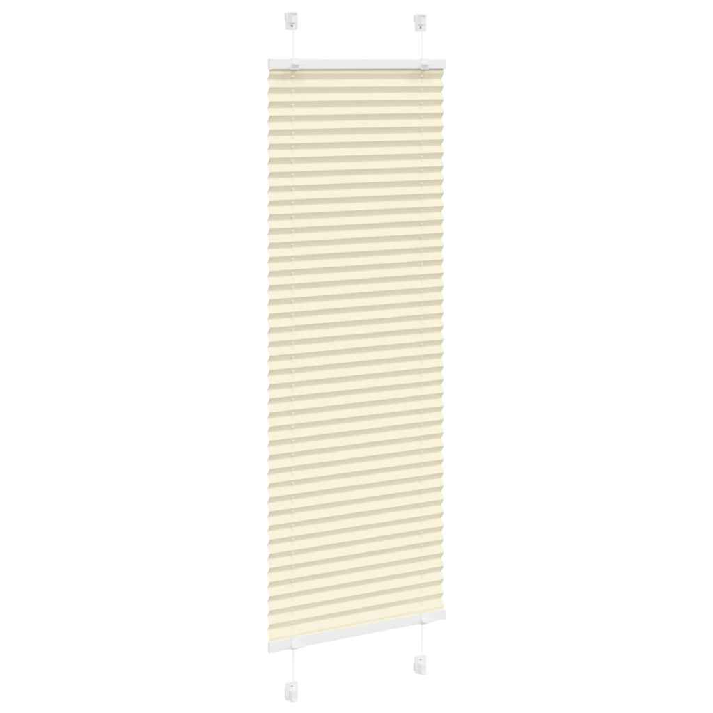 Plisirana roleta krem 40x100 cm širina tkanine 39,4 cm