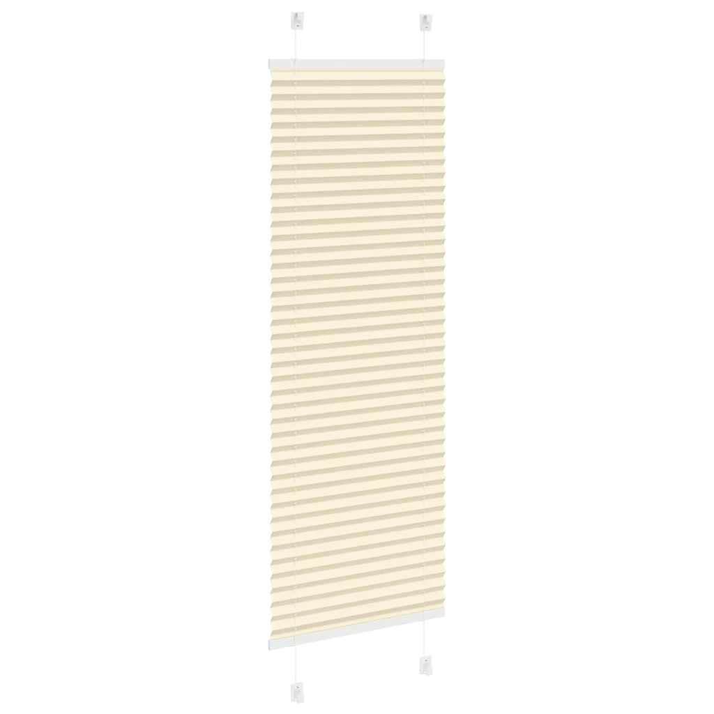 Plisirana roleta krem 40x100 cm širina tkanine 39,4 cm