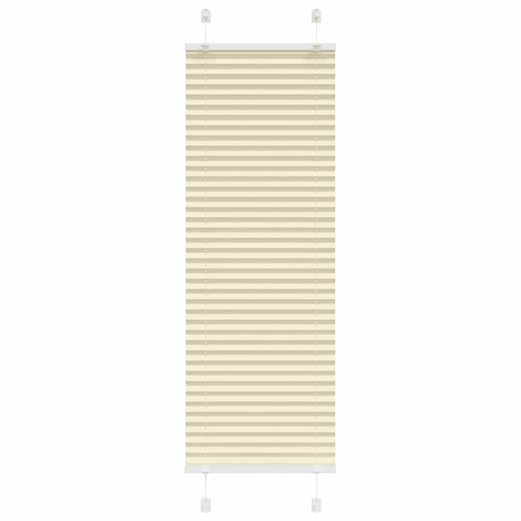 Plisirana roleta krem 45x150 cm širina tkanine 44,4 cm