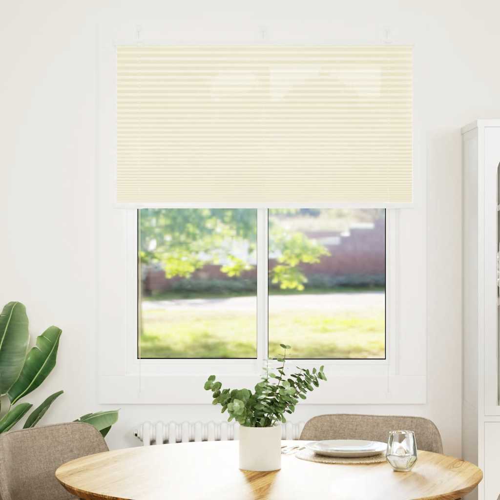 Plisirana roleta krem 110x150 cm širina tkanine 109,4 cm