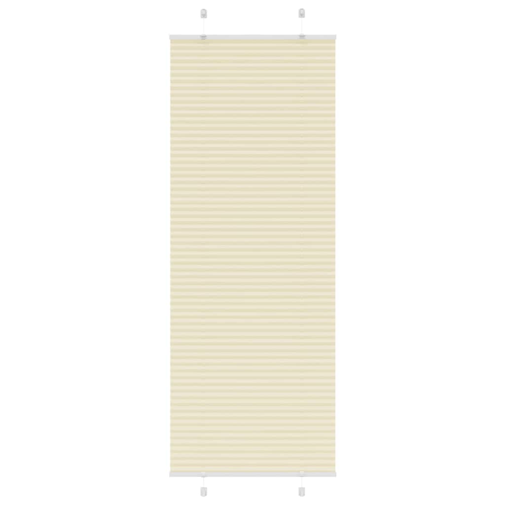 Plisirana zavjesa krem boje 70x200 cm Širina tkanine 69,4 cm Poliester