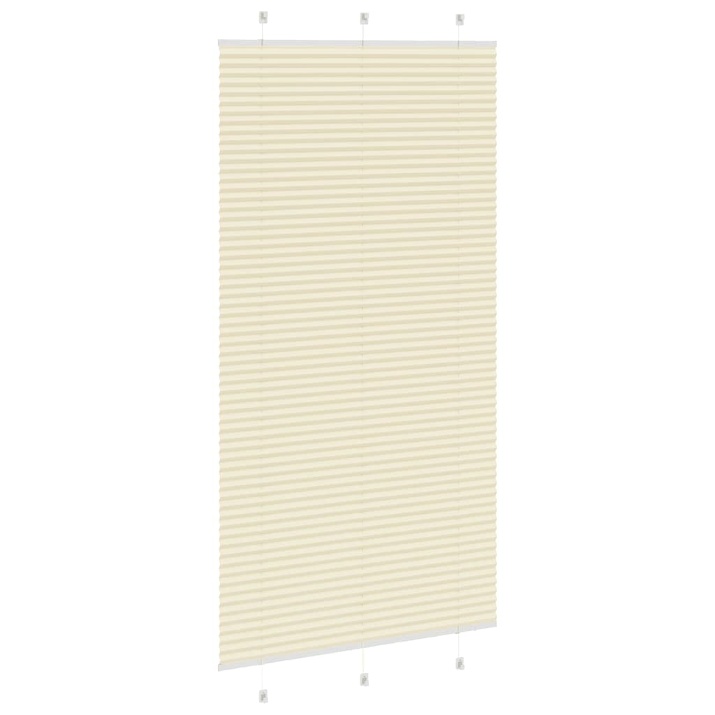 Plisirana zavjesa krem boje 105x200 cm Širina tkanine 104,4 cm Poliester