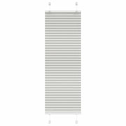 Plisirana roleta svijetlosiva 45x100 cm širina tkanine 44,4 cm