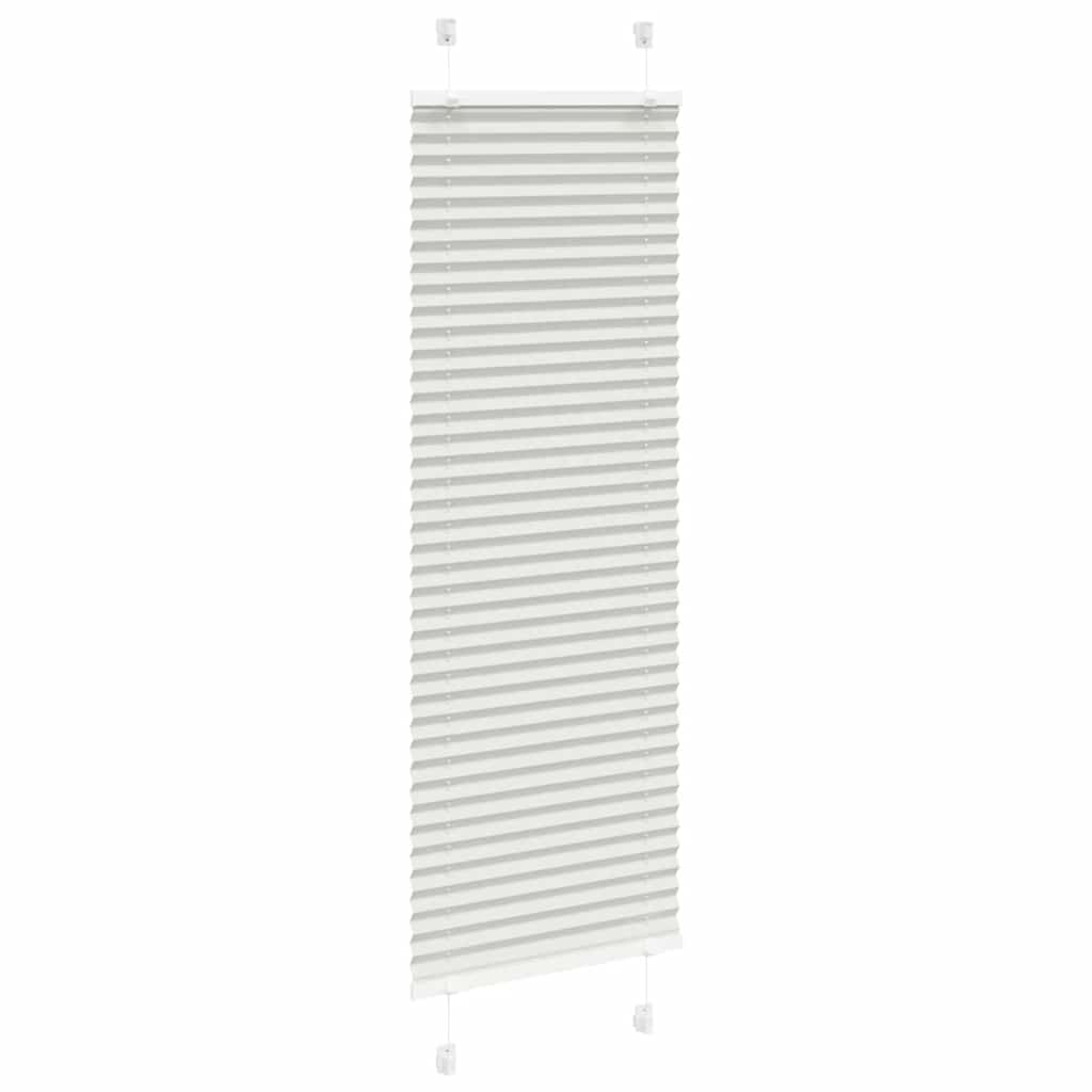 Plisirana roleta svijetlosiva 45x100 cm širina tkanine 44,4 cm