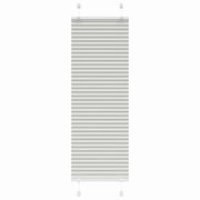Plisirana roleta svijetlosiva 50x100 cm širina tkanine 49,4 cm