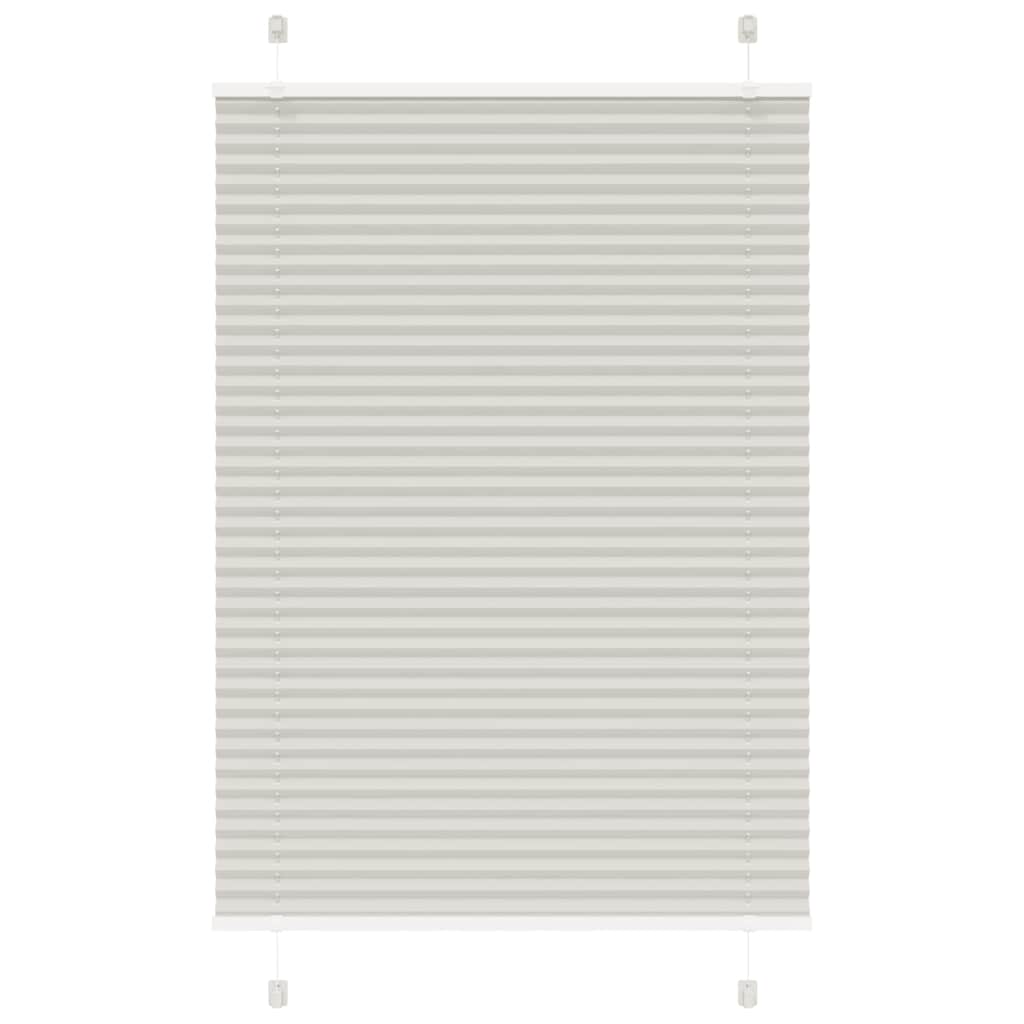 Plisirana roleta svijetlosiva 100x100 cm širina tkanine 99,4 cm