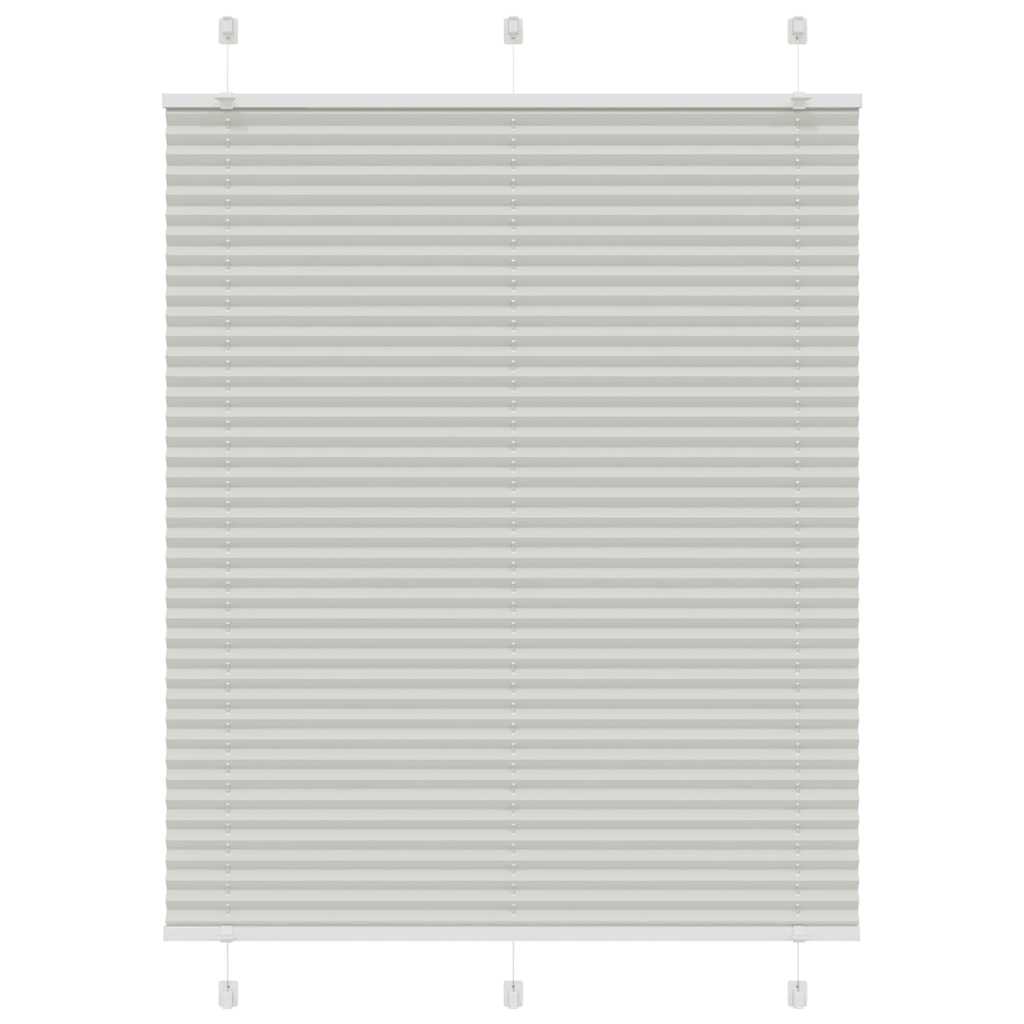 Plisirana roleta svijetlosiva 105x100 cm širina tkanine 104,4cm