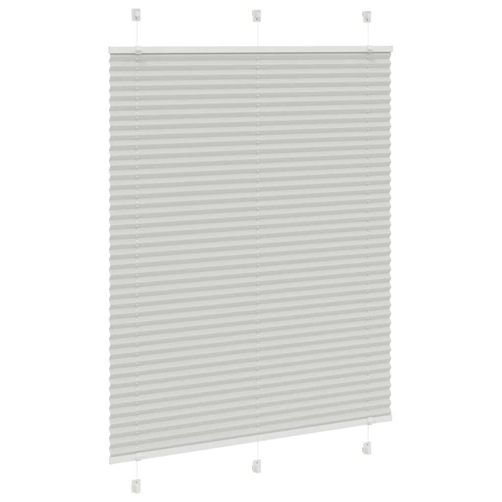 Plisirana roleta svijetlosiva 105x100 cm širina tkanine 104,4cm