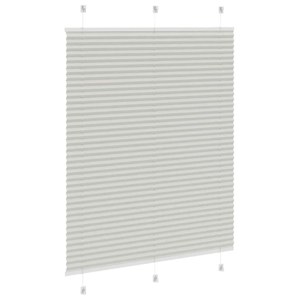Plisirana roleta svijetlosiva 105x150 cm širina tkanine 104,4cm