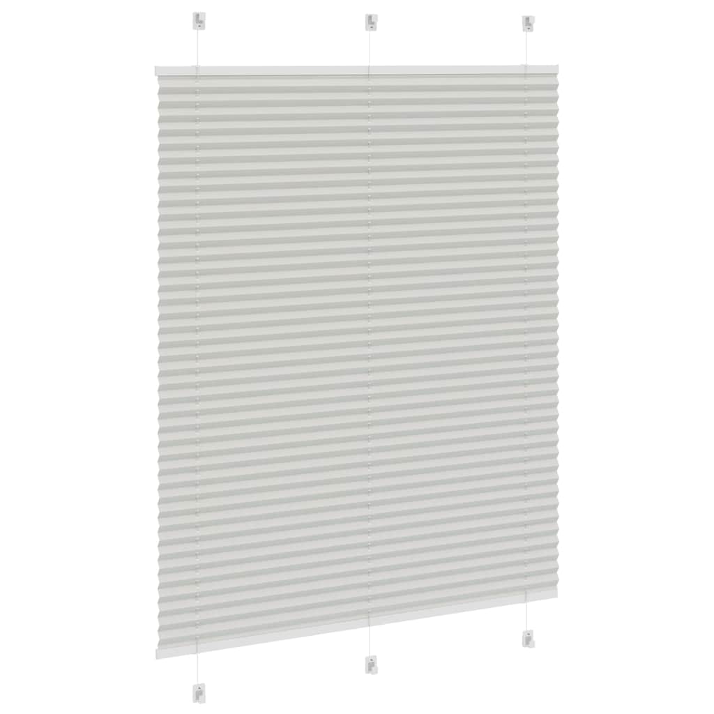 Plisirana roleta svijetlosiva 110x150 cm širina tkanine 109,4cm