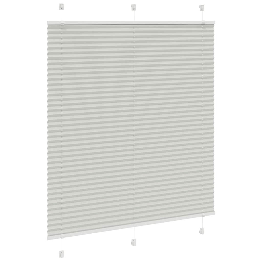 Plisirana roleta svijetlosiva 115x150 cm širina tkanine