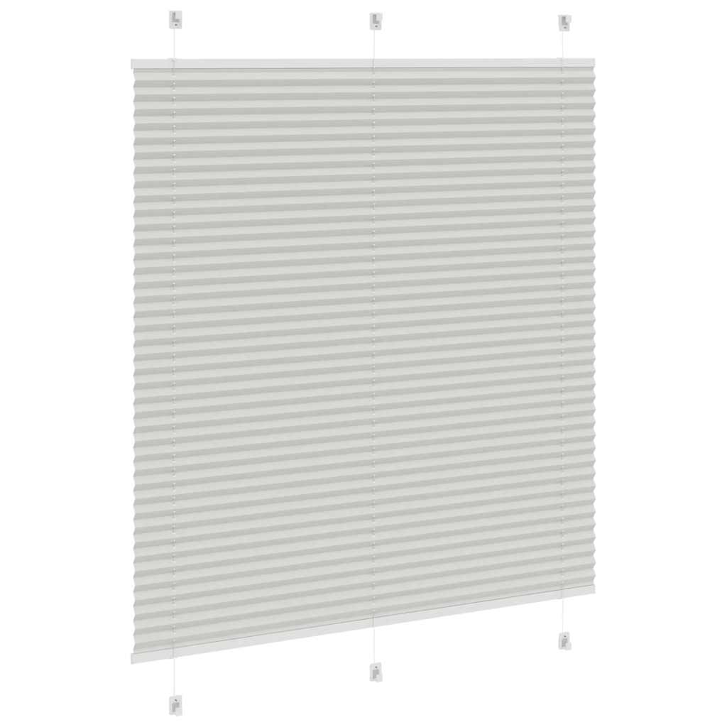 Plisirana roleta svijetlosiva 115x150 cm širina tkanine