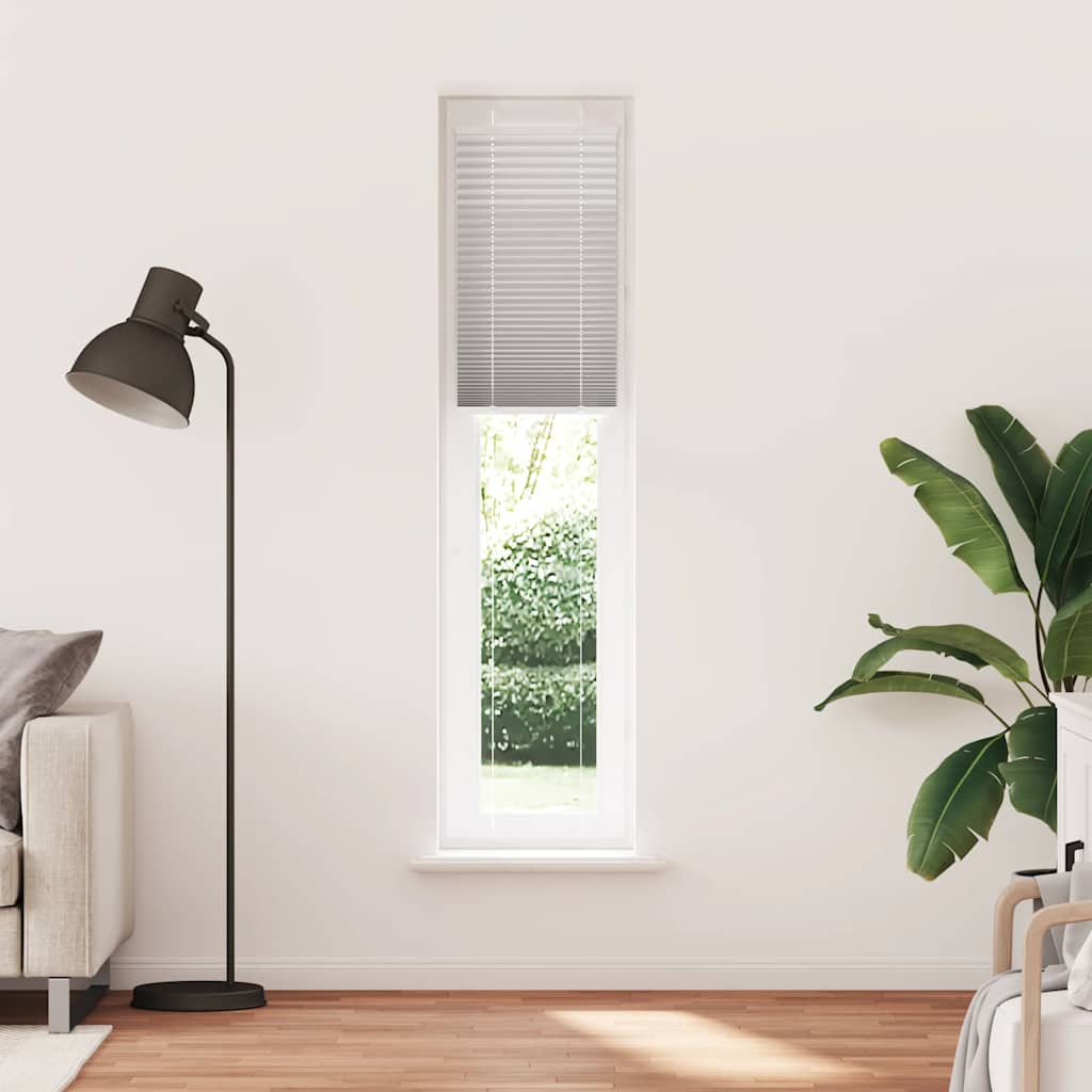 Plisirana roleta svijetlosiva 45x200 cm širina tkanine 44,4 cm