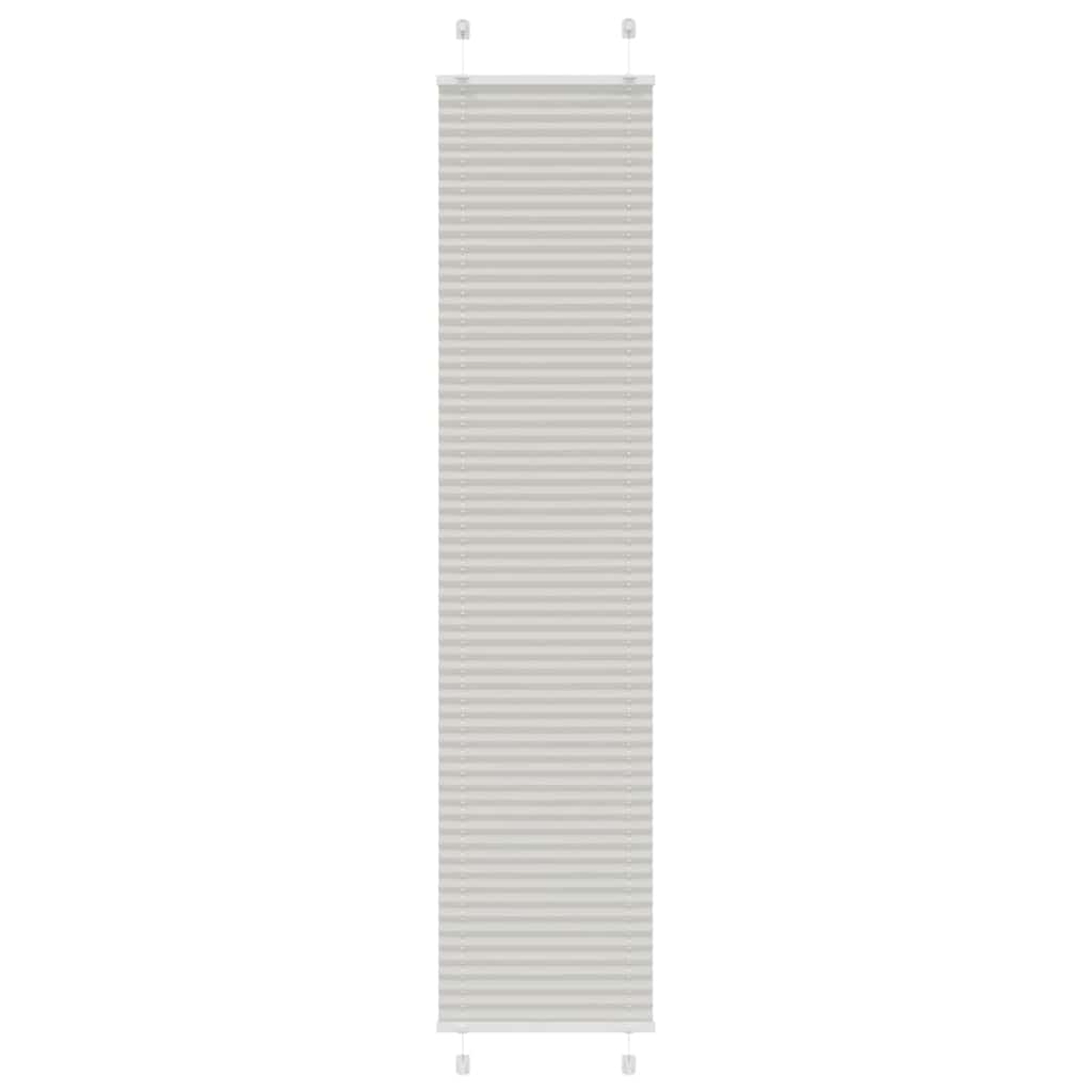 Plisirana roleta svijetlosiva 50x200 cm širina tkanine 49,4 cm
