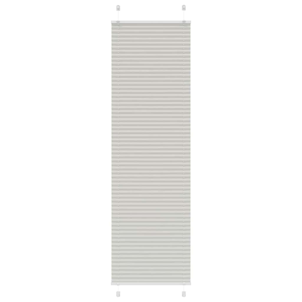 Plisirana roleta svijetlosiva 55x200 cm širina tkanine 54,4 cm