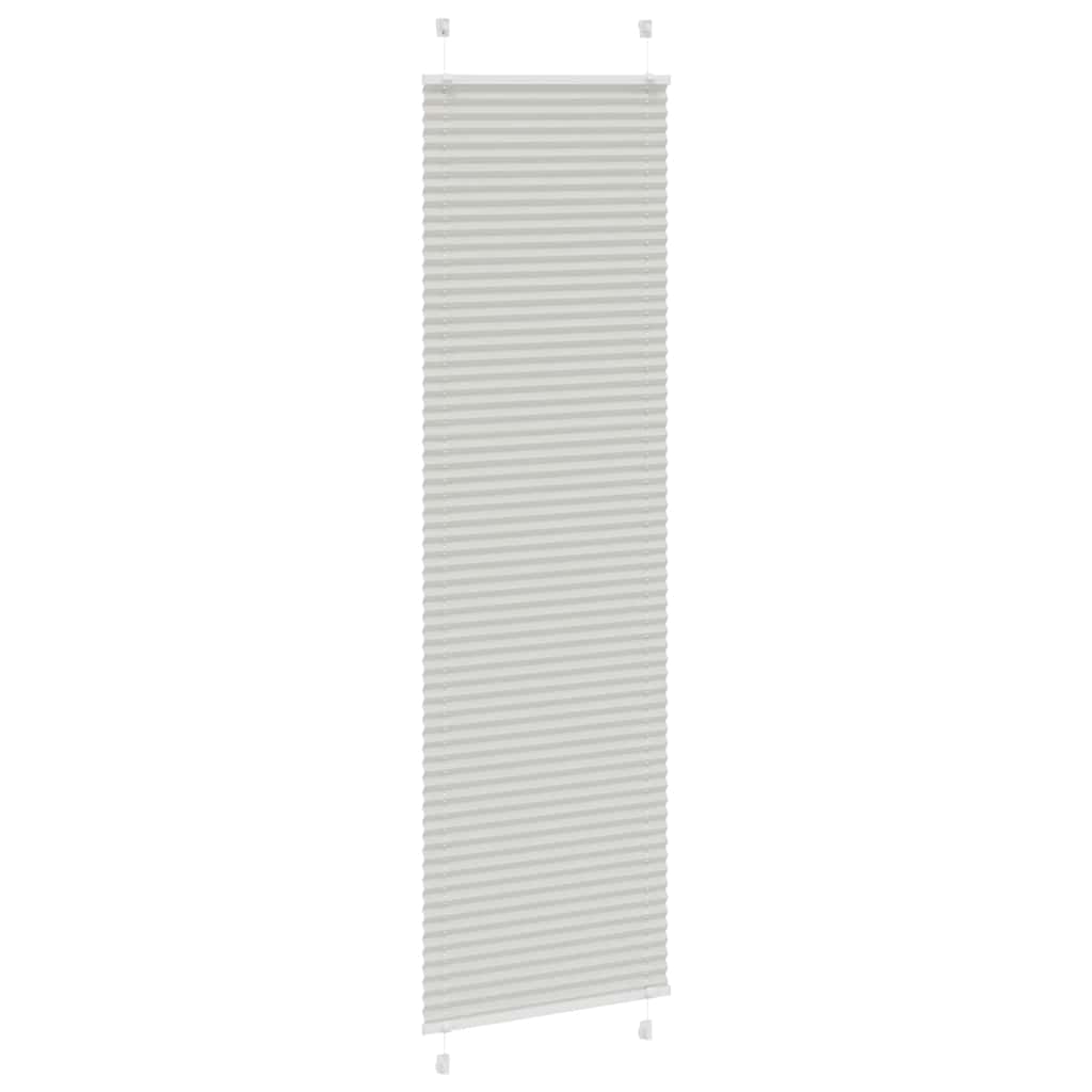 Plisirana roleta svijetlosiva 60x200 cm širina tkanine 59,4 cm