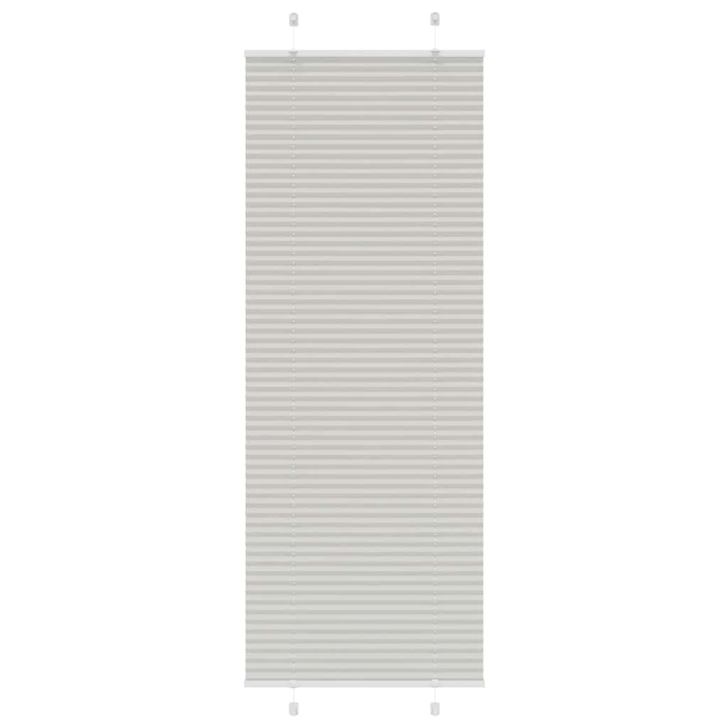 Plisirana roleta svijetlosiva 80x200 cm širina tkanine 79,4 cm