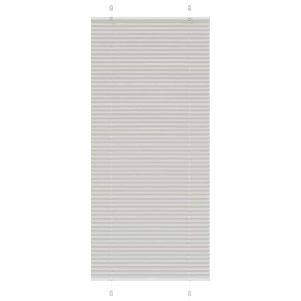 Plisirana roleta svijetlosiva 90x200 cm širina tkanine 89,4 cm