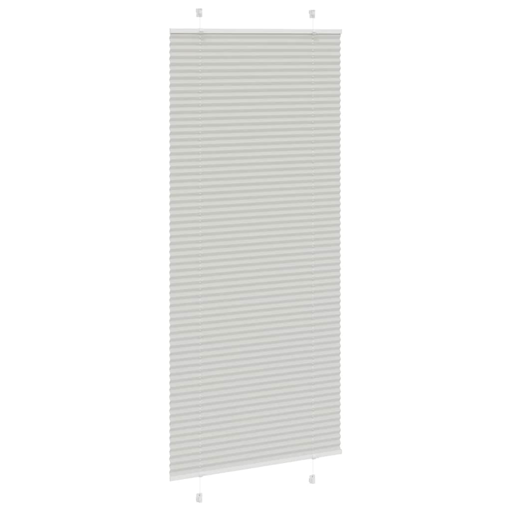 Plisirana roleta svijetlosiva 95x200 cm širina tkanine 94,4 cm