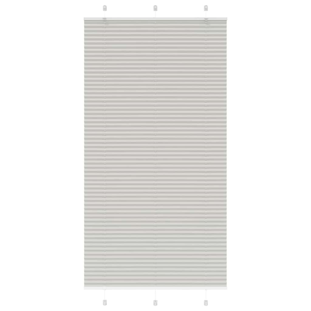 Plisirana roleta svijetlosiva 105x200 cm širina tkanine 104,4cm