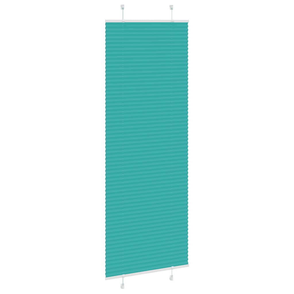 Plisirana zavjesa petrolej zelena 75x200 cm Širina tkanine 74,4 cm Poliester