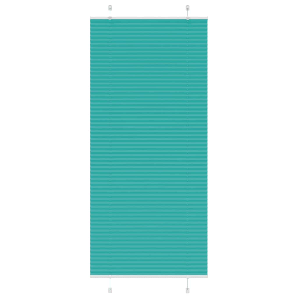 Plisirana zavjesa petrolej zelena 100x200 cm Širina tkanine 99,4 cm Poliester
