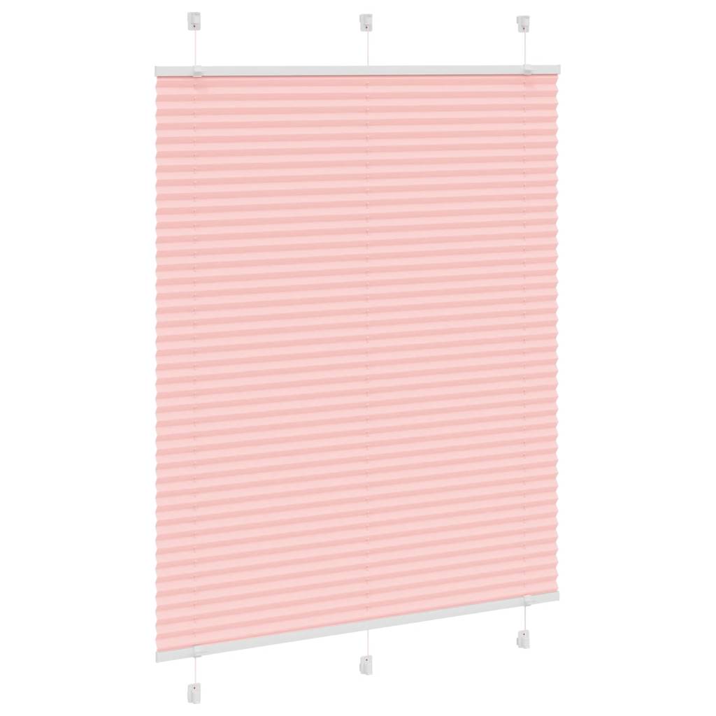 Plisirana roleta ružičasta 105x150 cm širina tkanine 104,4 cm