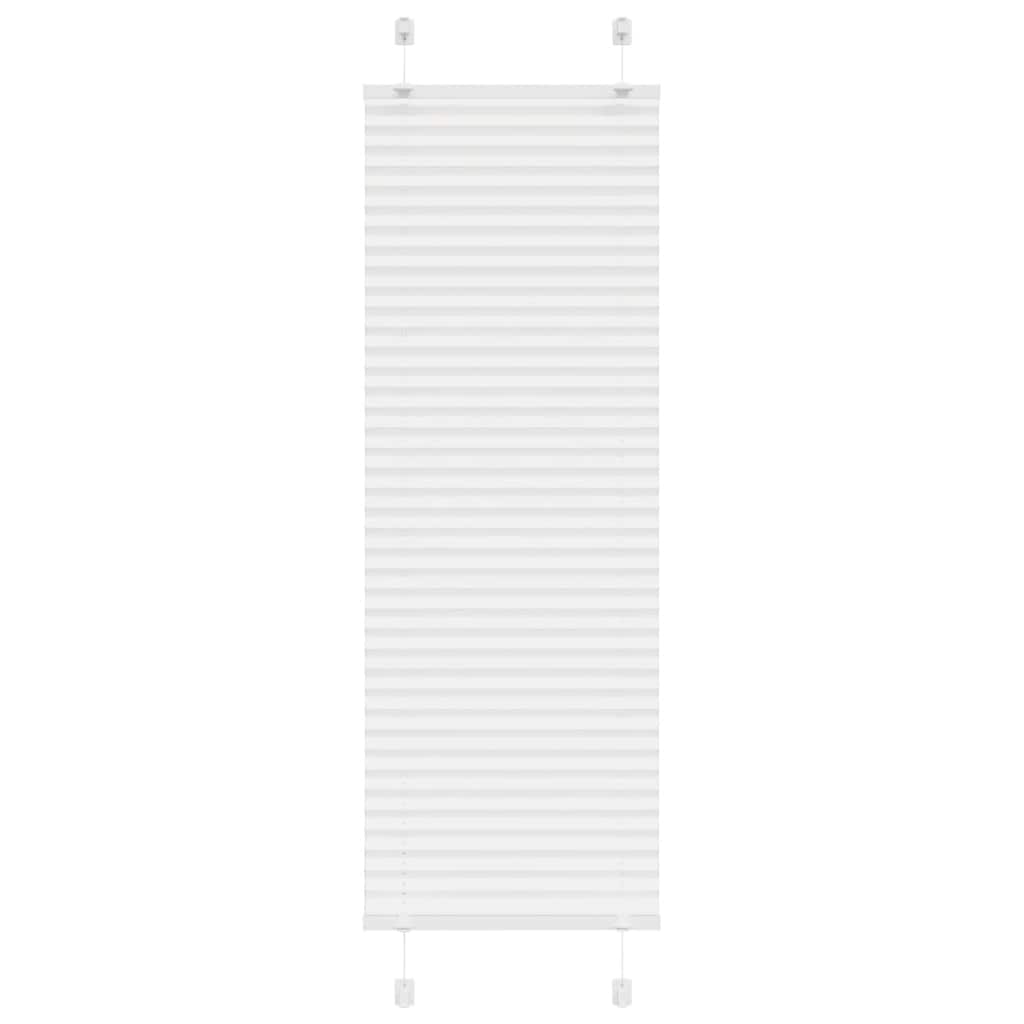 Plisirana roleta bijela 50x100 cm širina tkanine 49,4 cm