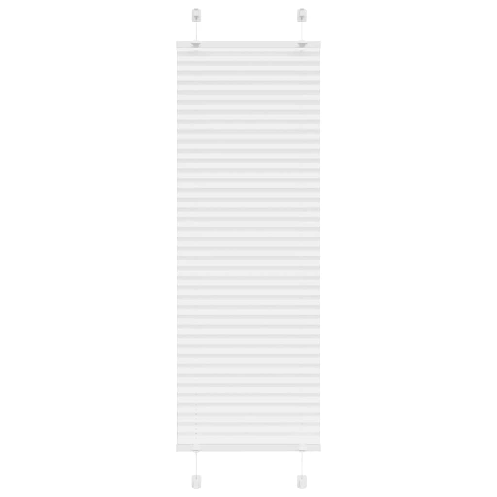 Plisirana roleta bijela 45x150 cm širina tkanine 44,4 cm