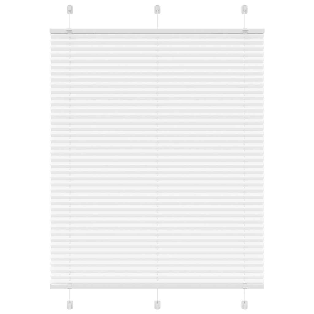 Plisirana roleta bijela 105x150 cm širina tkanine 104,4 cm