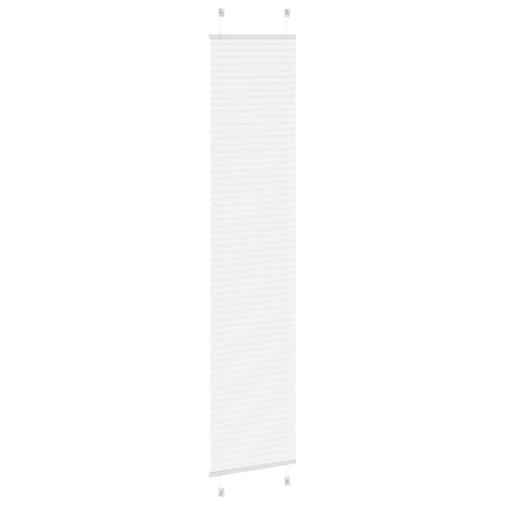 Plisirana roleta bijela 50x200 cm širina tkanine 49,4 cm