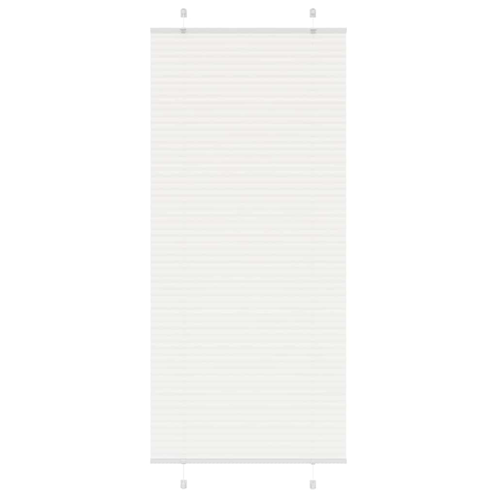 Plisirana roleta bijela 100x200 cm širina tkanine 99,4 cm