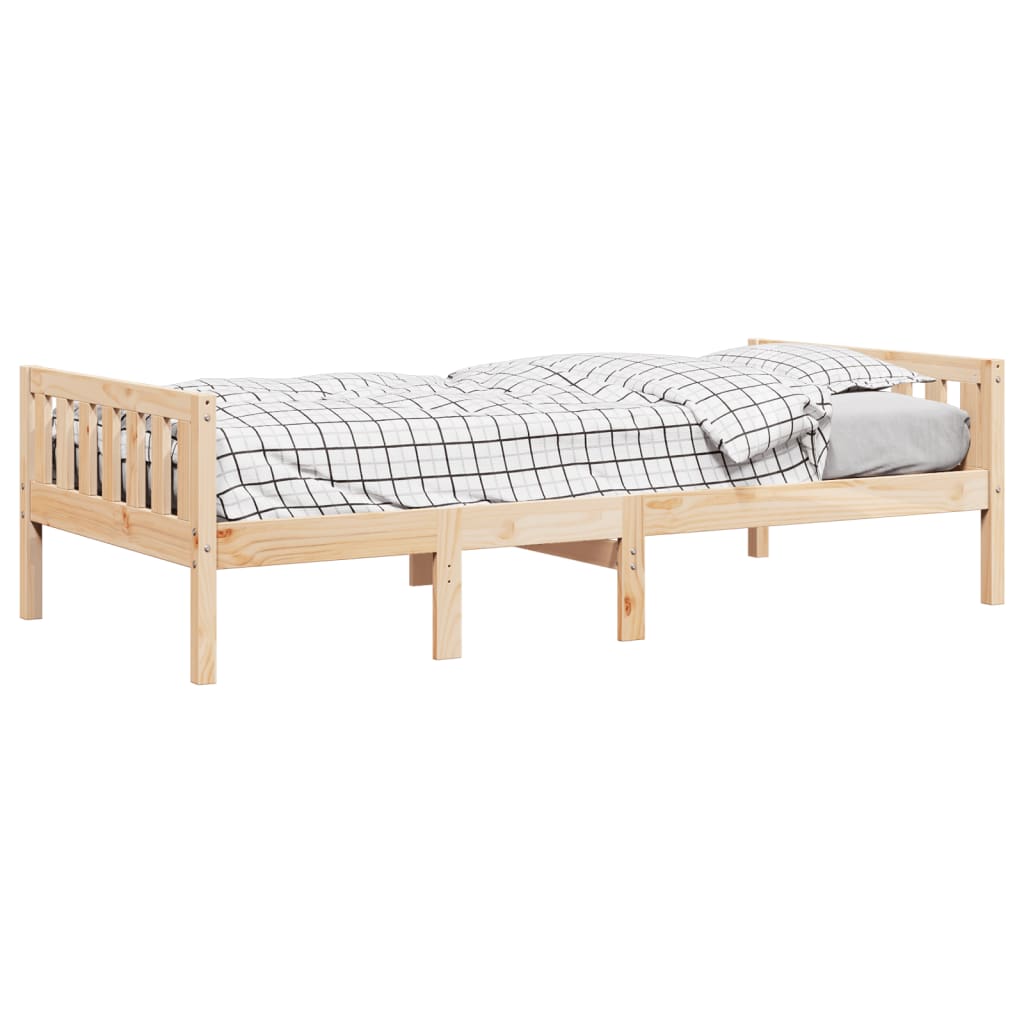 Dječji krevet bez madraca 75 x 190 cm od masivne borovine