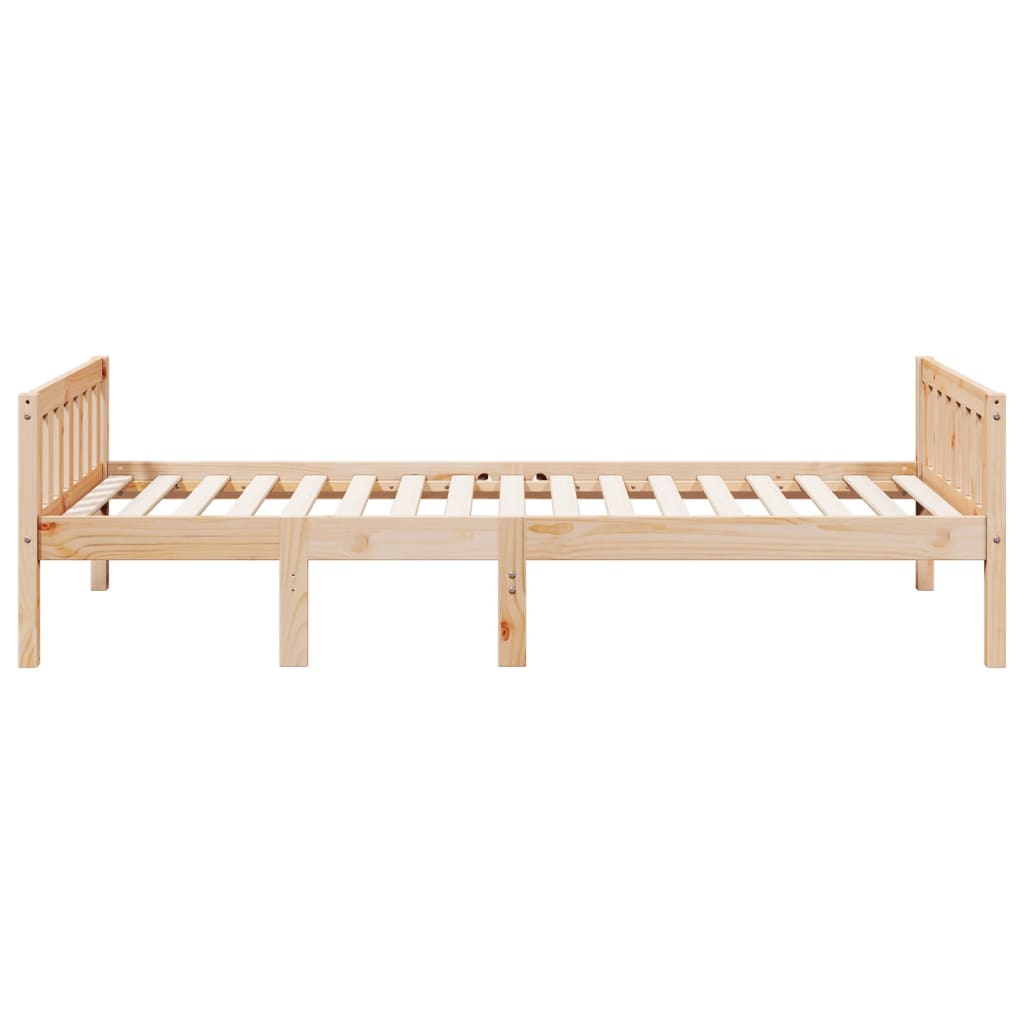 Dječji krevet bez madraca 75 x 190 cm od masivne borovine