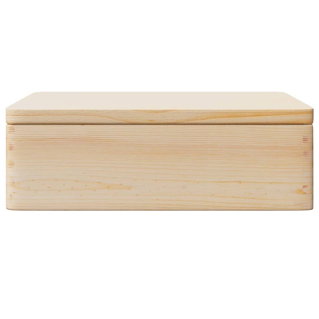 Drvena kutija s poklopcem 40x30x13 cm Puno drvo Bor