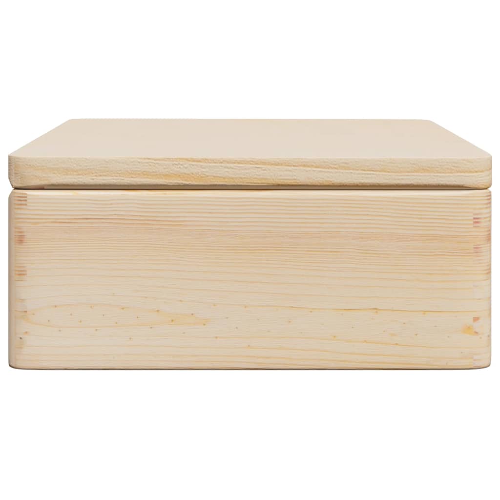 Drvena kutija s poklopcem 40x30x13 cm Puno drvo Bor