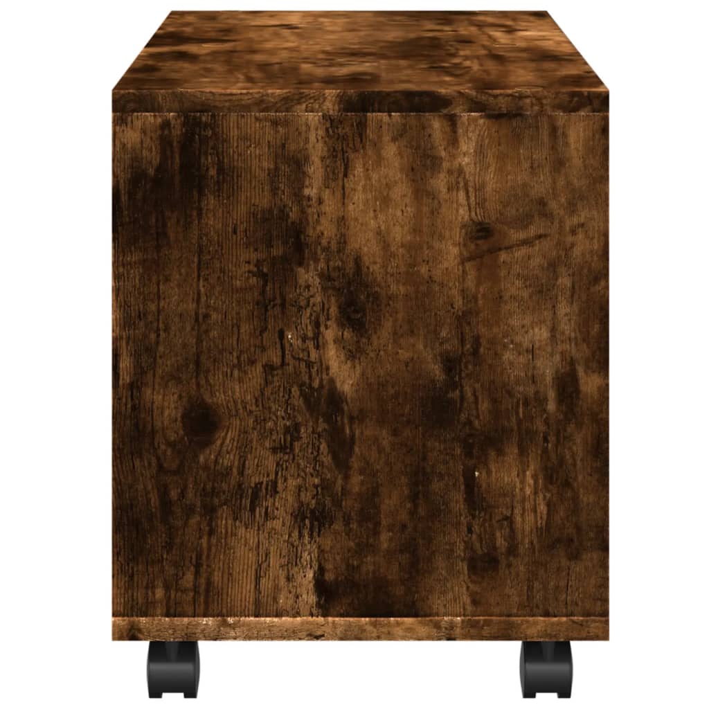 Pokretni ormarić boja hrasta 72x33x42,5 cm konstruirano drvo