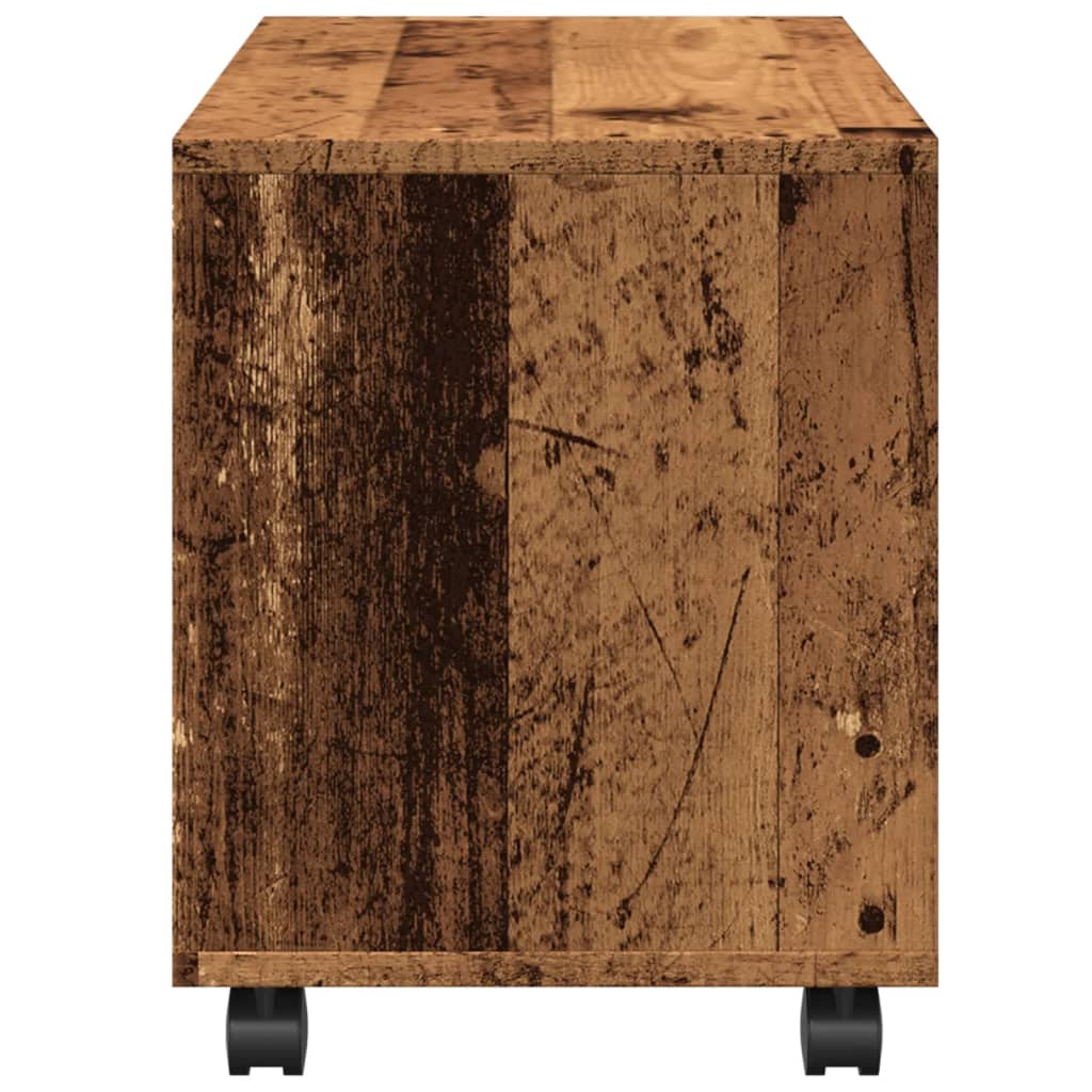 Pomični ormarić boja staro drva 72x33x42,5 cm konstruirano drvo